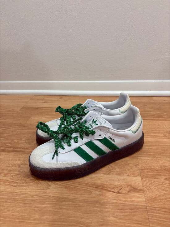 adidas Shoes - adidas Sambae Women's Shoes Cloud White Green IE9105